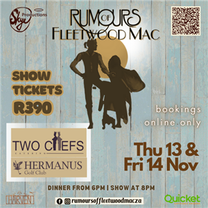 Rumours of Fleetwood Mac Tribute Show at Hermanus Golf Club November 2025