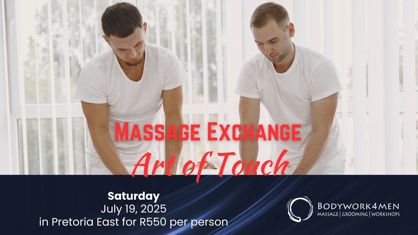 Massage Exchange (men only) -  19 July 2025