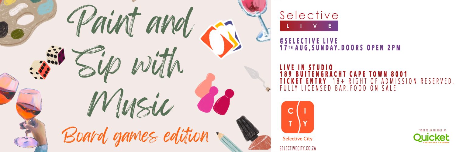 Paint and Sip with Music : Board Games edition