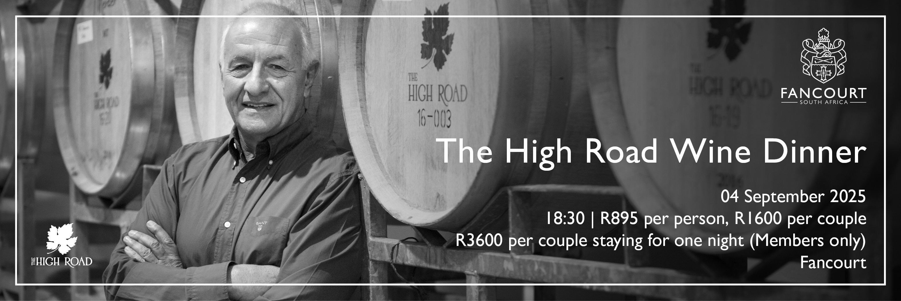 The High Road Wine Dinner with owner Les Sweidan