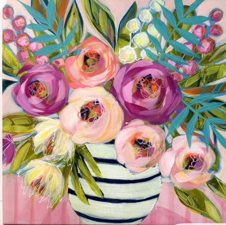 Woman's Day Floral Paint, Sip and Dine at Wide Vy Bistro