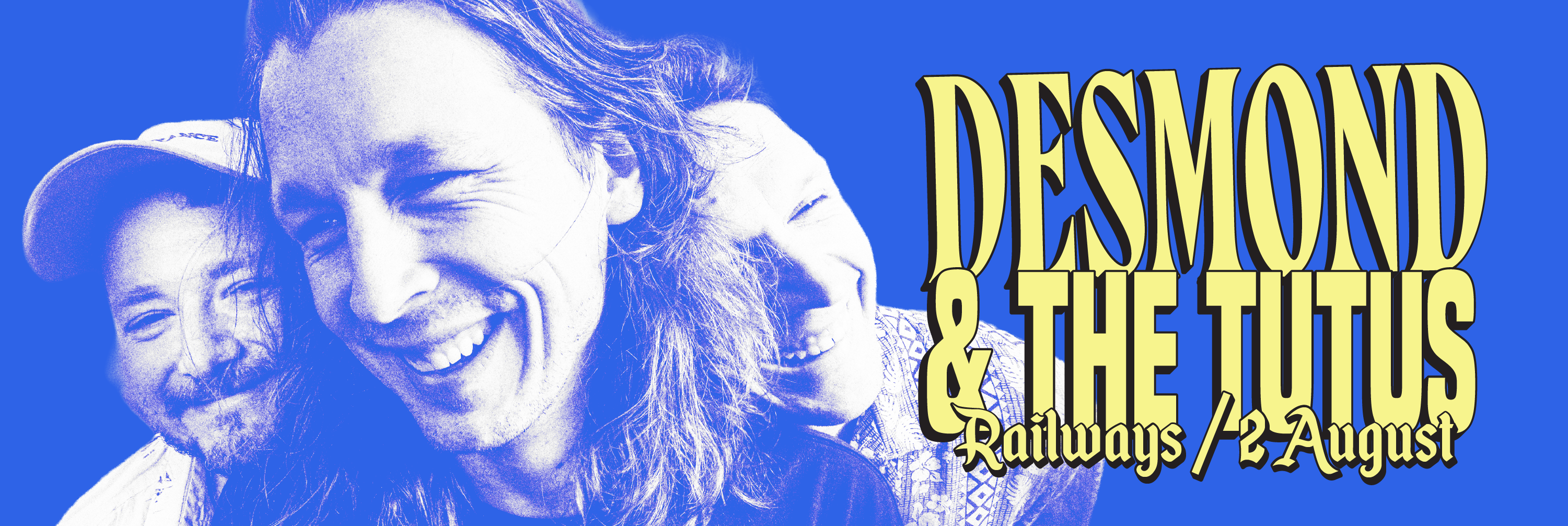 Desmond & the Tutus with Freddy L at Railways - 2 Aug!