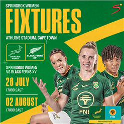 Springbok Women vs Black Ferns XVs