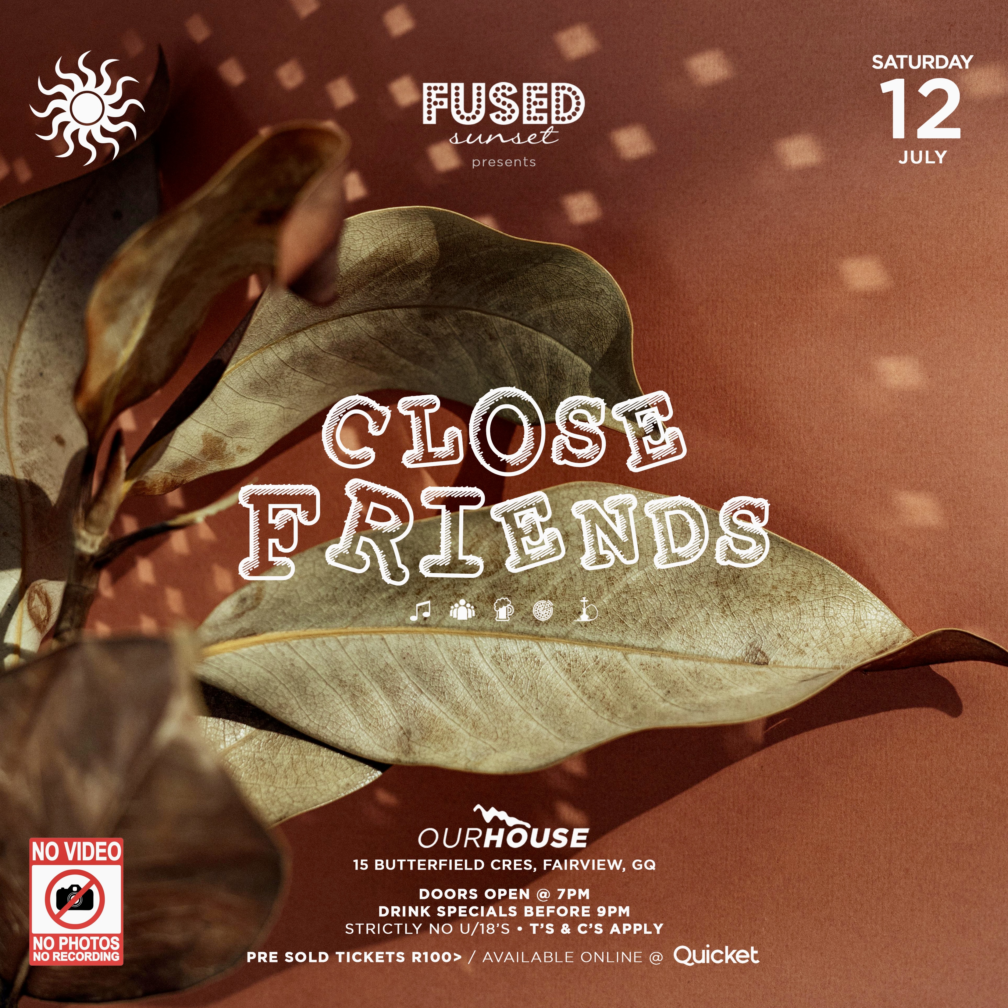 CLOSE FRIENDS by Fused Sunset 12/07/2025