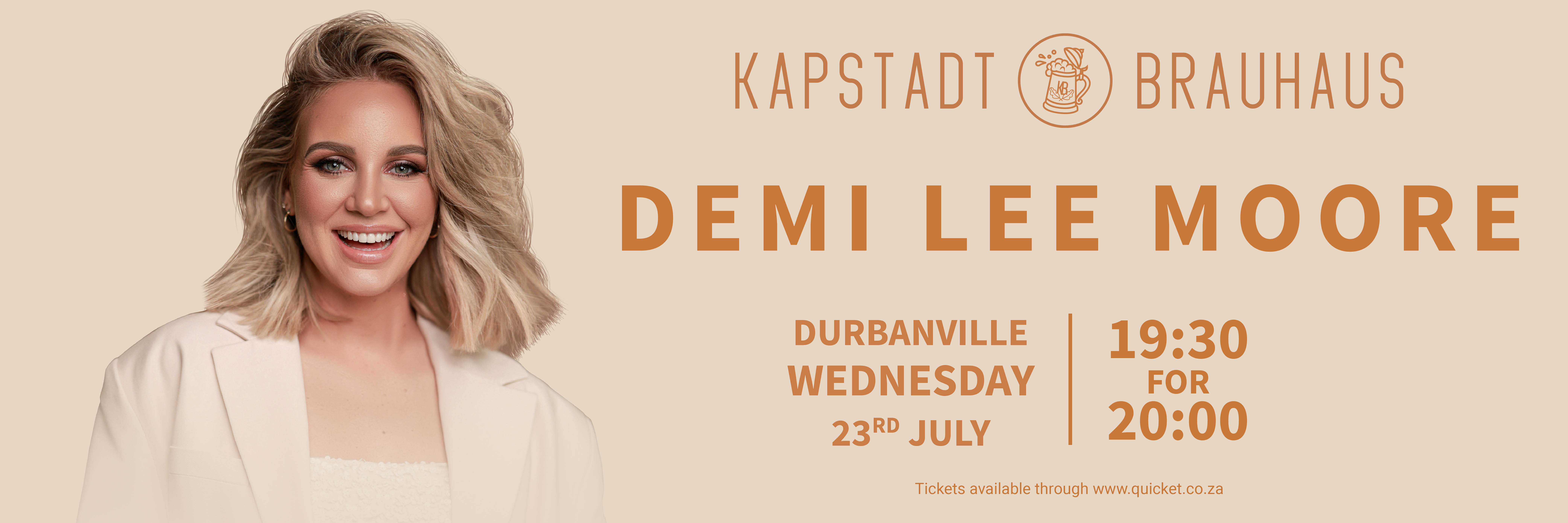 Demi Lee Moore live by Kapstadt Brauhaus Durbanville