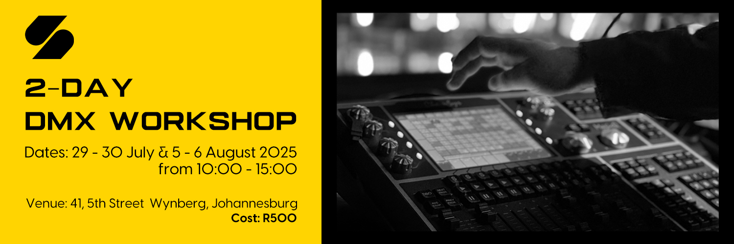 DMX Workshop for film, TV and live events (July)