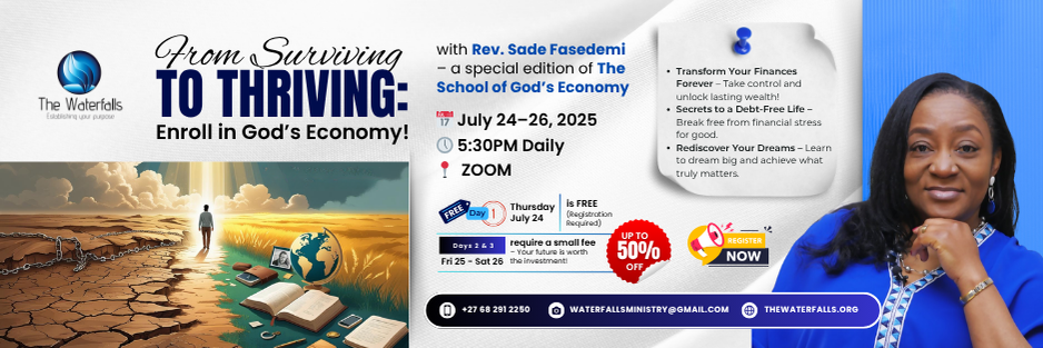 FROM SURVIVING TO THRIVING: ENROLL IN GOD’S ECONOMY