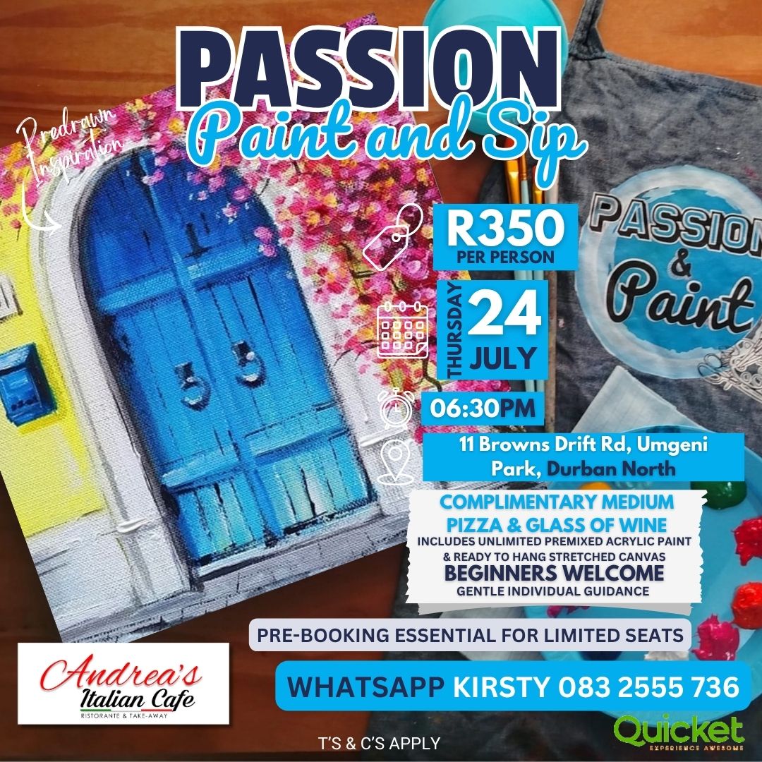 Passion Paint and Sip - Doorway to Italy