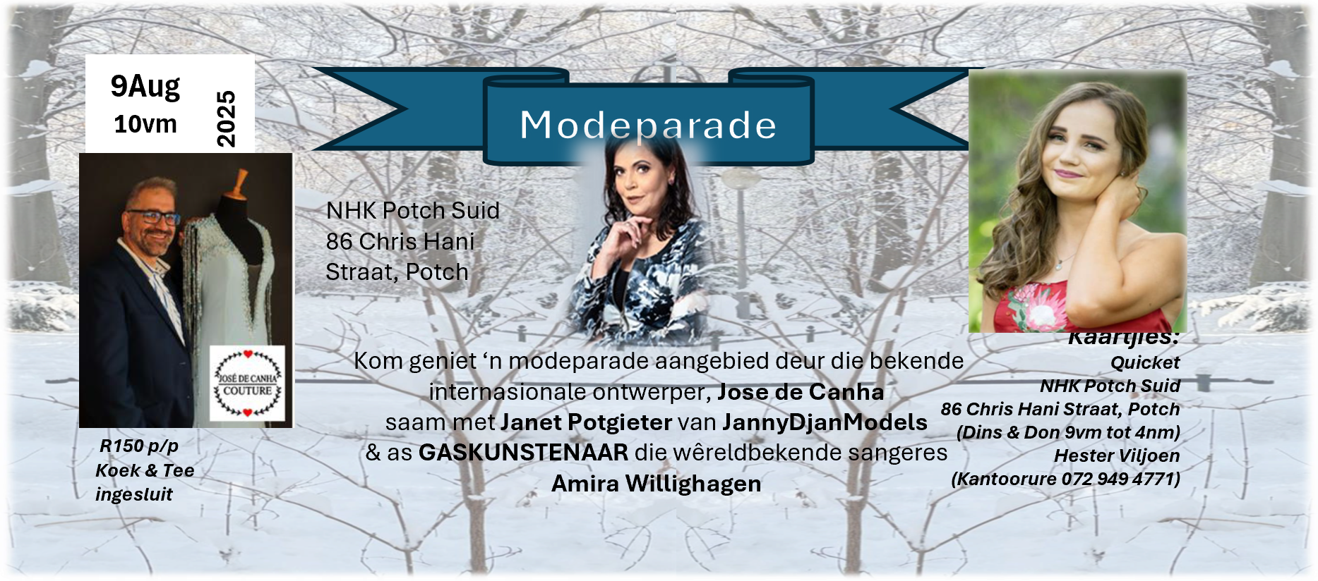 Fashion Show Modeparade 9 Augustus Potchefstroom