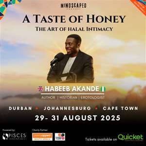 Habeeb Akande: (CPT) A Taste of Honey- The Art of Halaal Intimacy