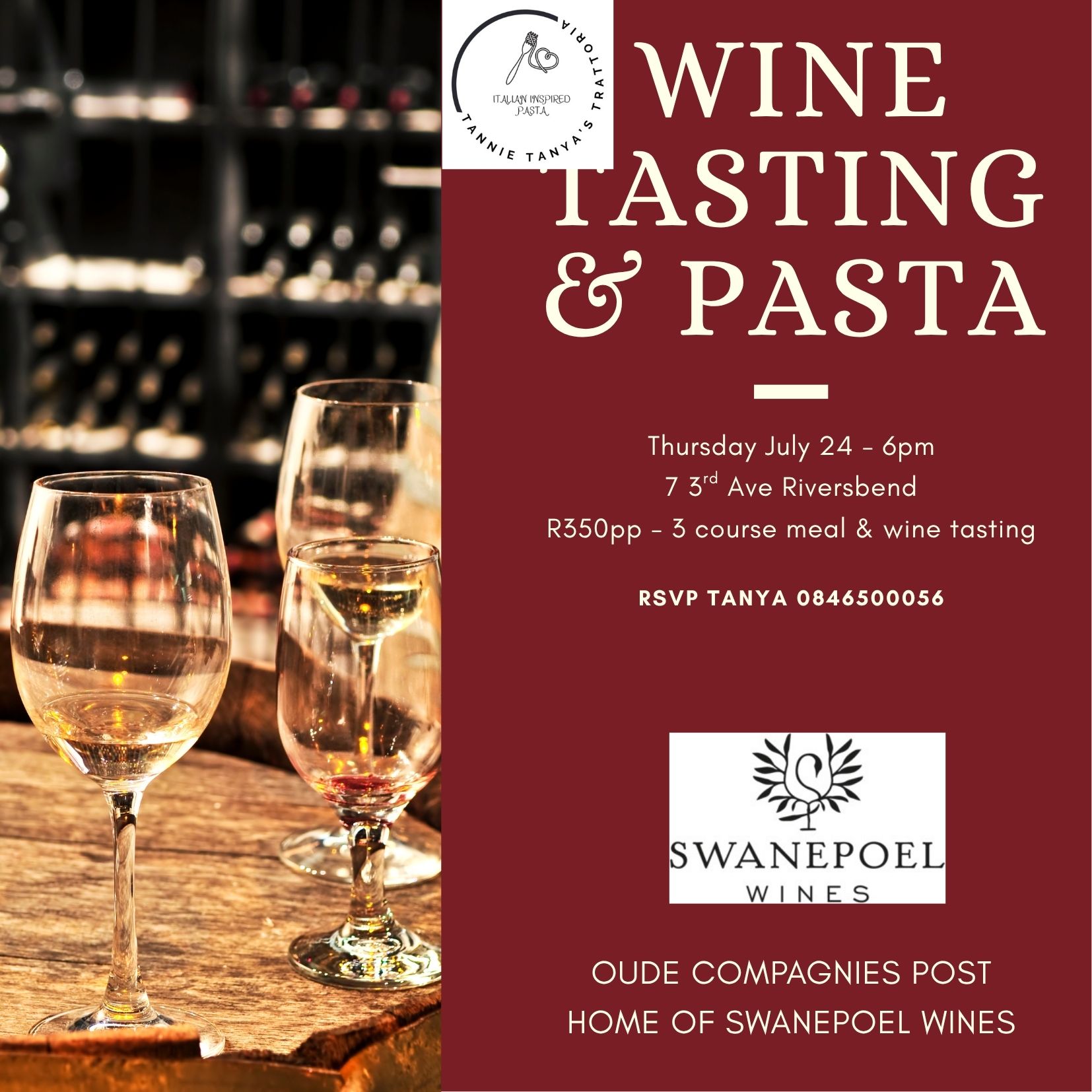 Wine Tasting & Pasta