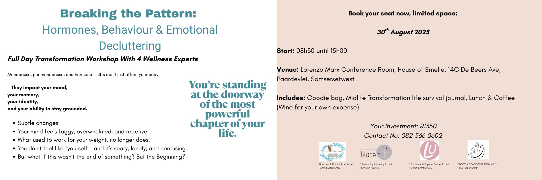 Breaking the pattern: Hormones, Behaviour & Emotional Decluttering