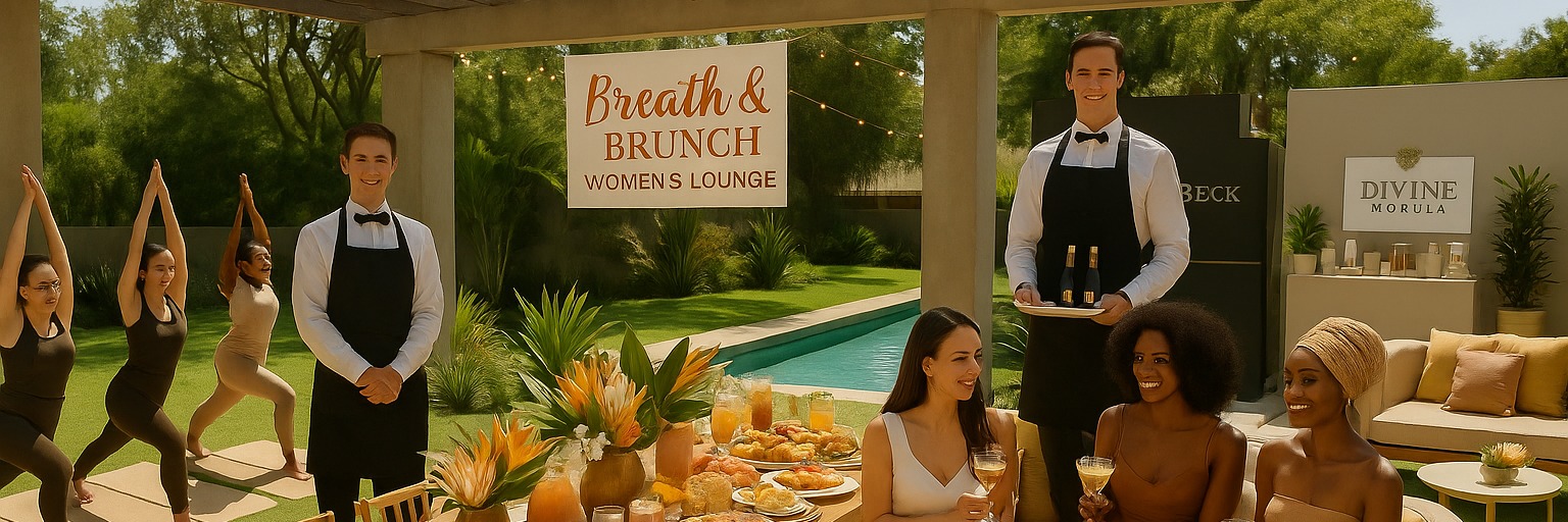 Breath & Brunch: Women's Day Lounge