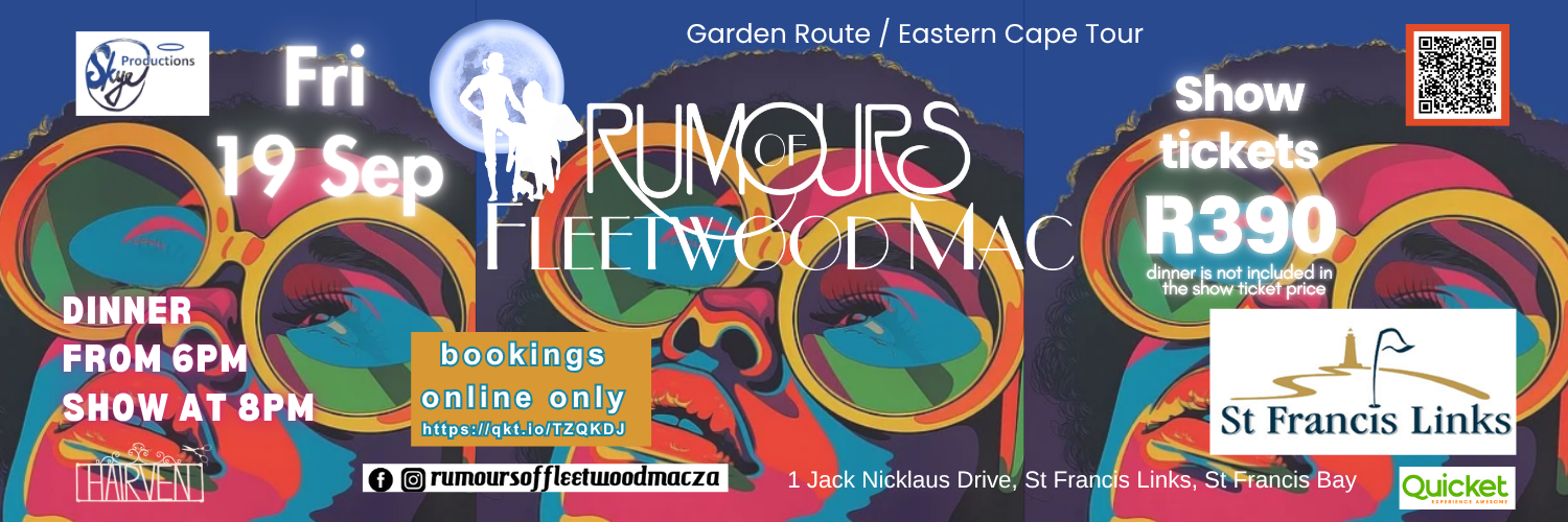 Rumours of Fleetwood Mac at St Francis Links - Sold Out!