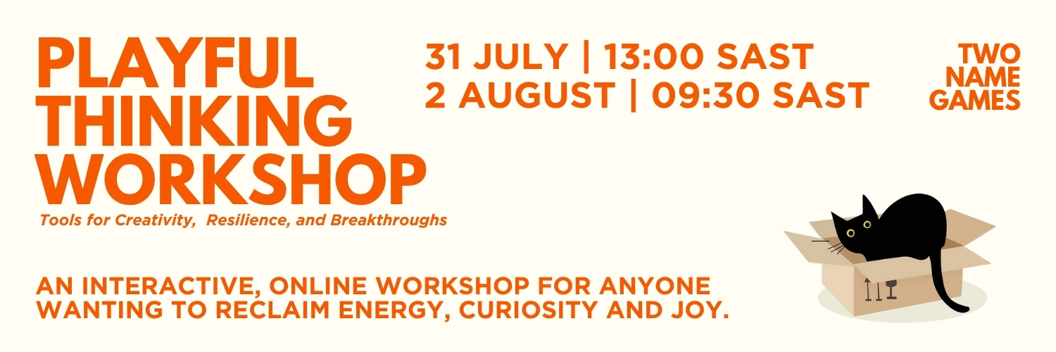 Playful Thinking Workshop (July)