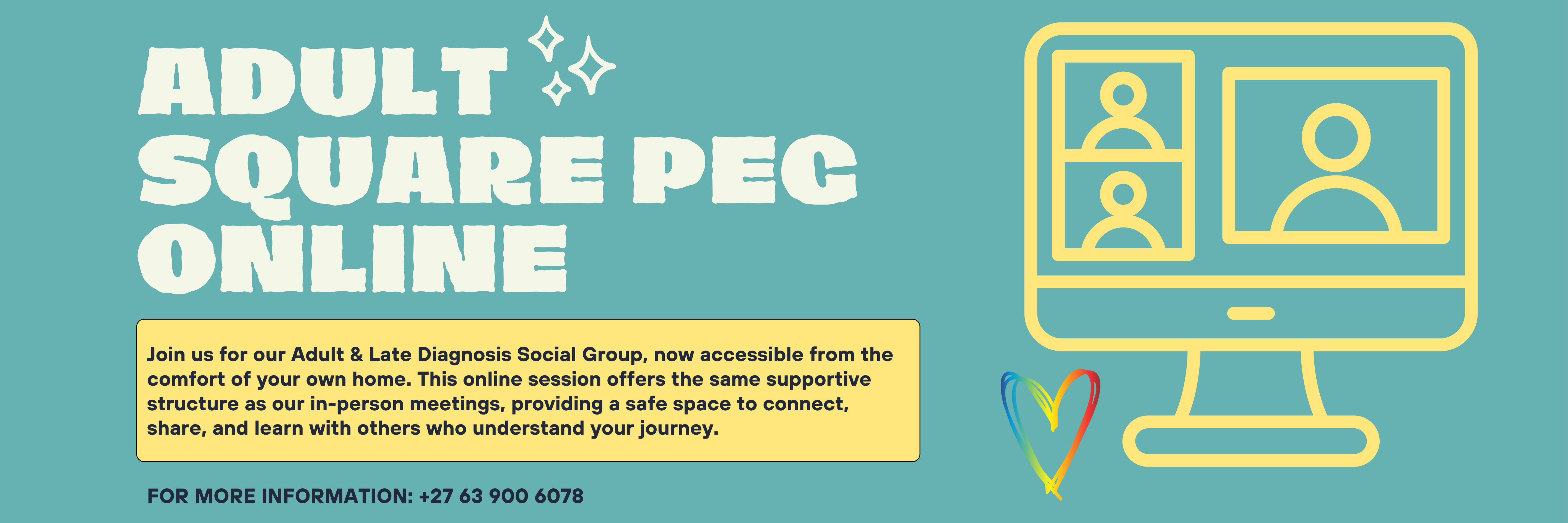 Adult Square Pegs' Club - Virtual