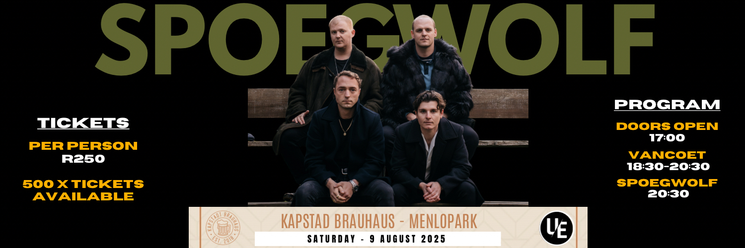 SPOEGWOLF & VANCOET - KAPSTADT BRAUHAUS MENLOPARK