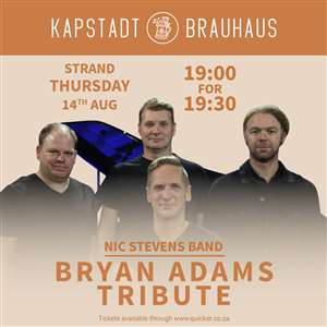 Nic Stevens Band - A Tribute to Bryan Adams | Kapstadt Brauhaus Strand