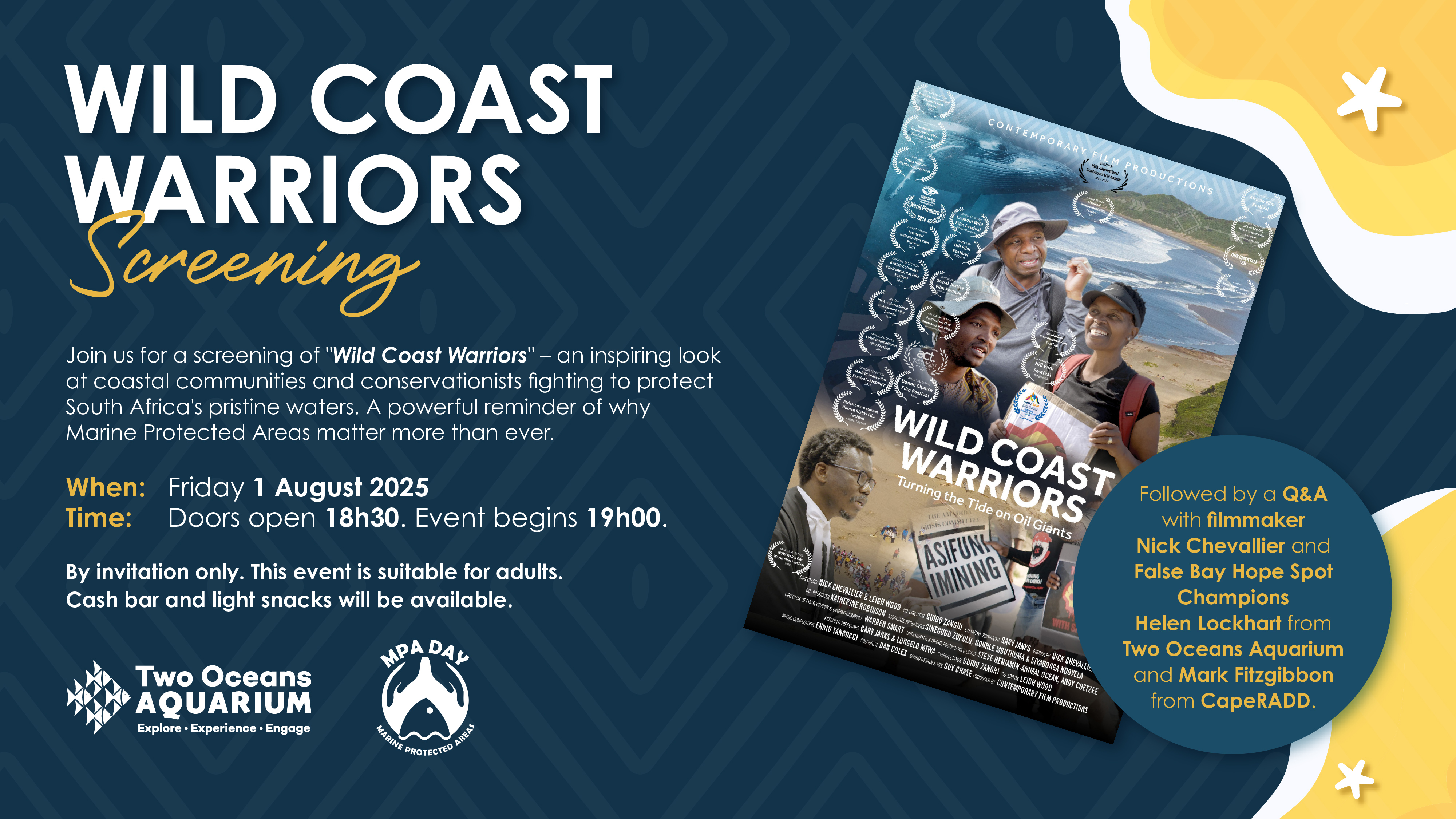Wild Coast Warriors Documentary Screening - MPA Day Celebration