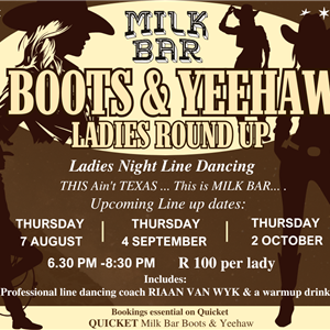 Milk Bar - Boots & Yeehaw