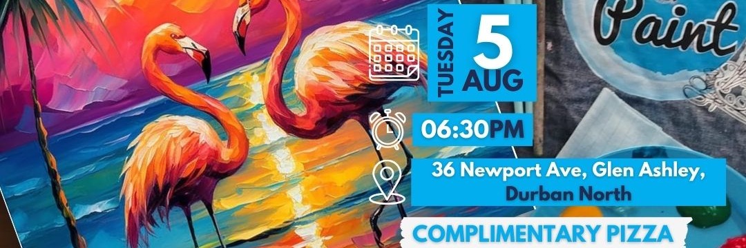 Passion Paint and Sip - Flamingo