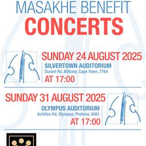 Masakhe benefit concert Cape Town