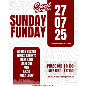Sunday Funday Waterfront Edition