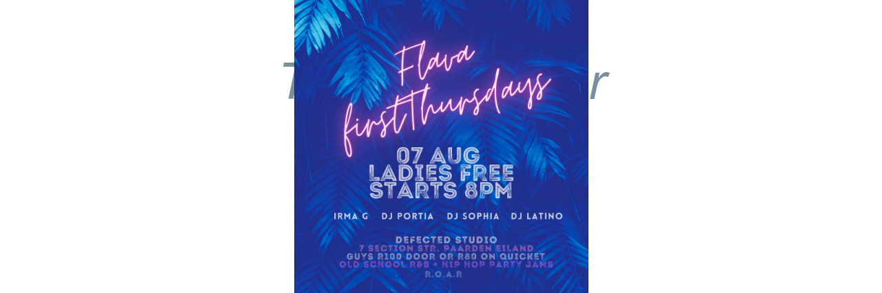 Book tickets for FLAVA FIRST THURSDAYS @ DEFECTED STUDIO
