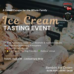 Bambini Ice Cream Magaliesburg Rocks The Cradle Tasting Event