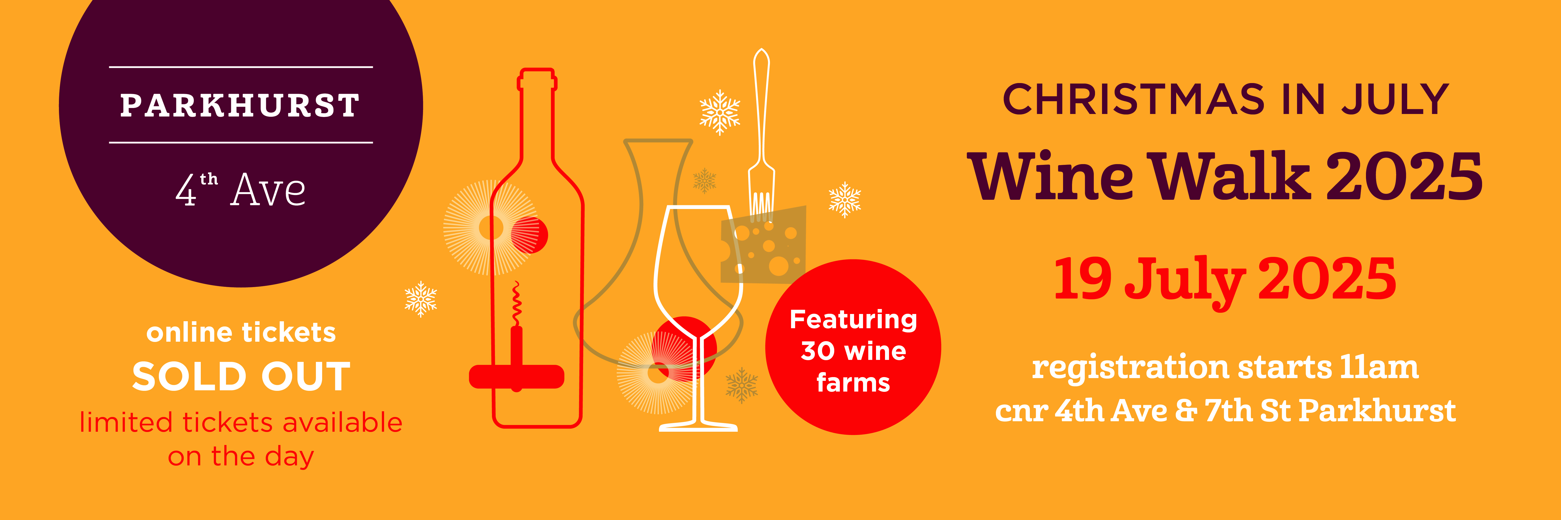 Parkhurst Christmas in July Wine walk
