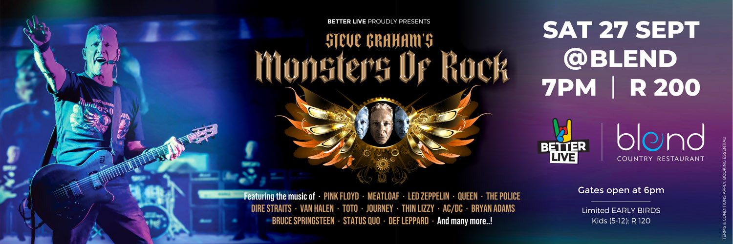 Steve Grahams Monsters of Rock in Knysna