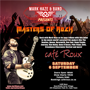 Mark Haze & Band presents Masters of Rock!