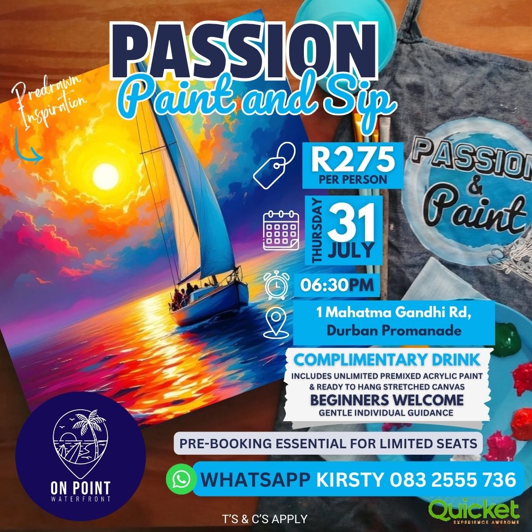 Passion Paint and Sip - Sail Away