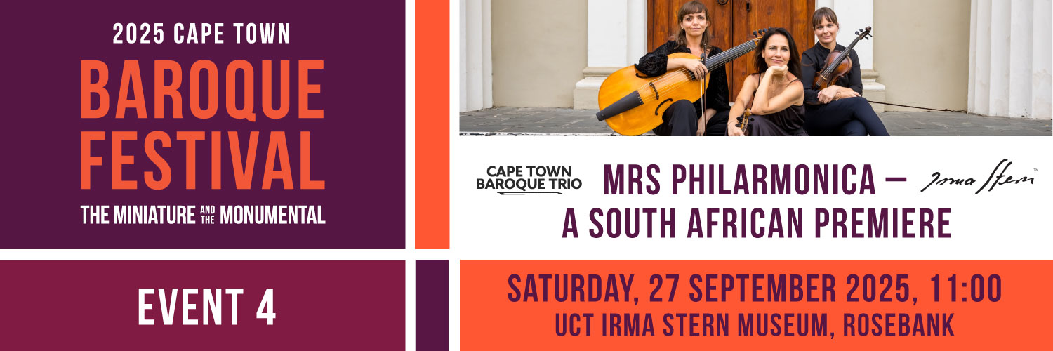 Mrs Philarmonica – a South African Premiere (2025 Cape Town Baroque Festival - EVENT 4)