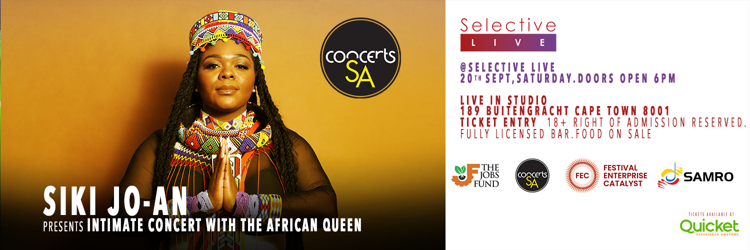 SIKI JO-AN Presents  "The Intimate concert with the African queen" at Selective Live