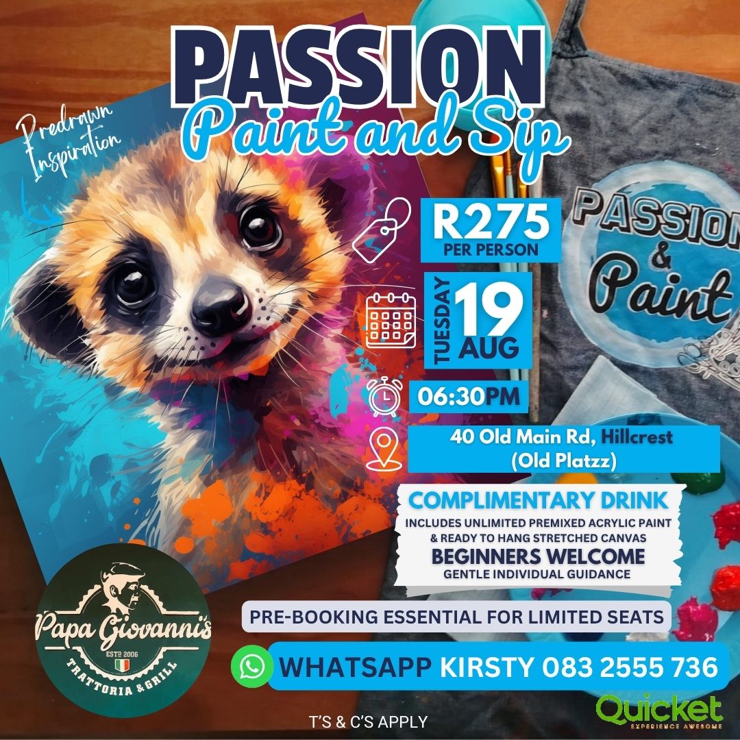 Passion Paint and Sip - Meerkat