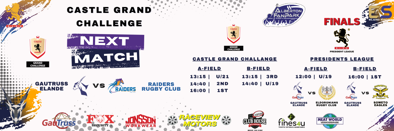 Elande vs Raiders - Castle Lager Grand Challenge