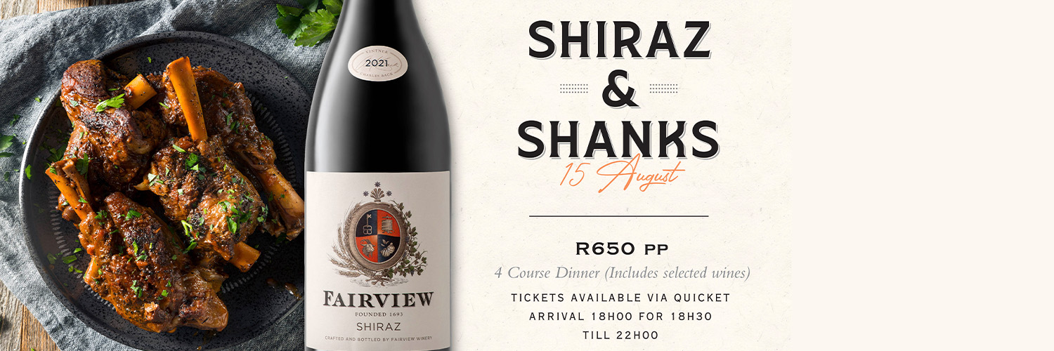Fairview Shiraz & Lamb Shanks Dinner 2025