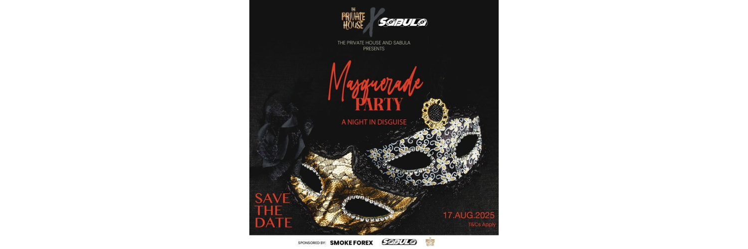 Sabula, The Private House present, Masquerade Party
