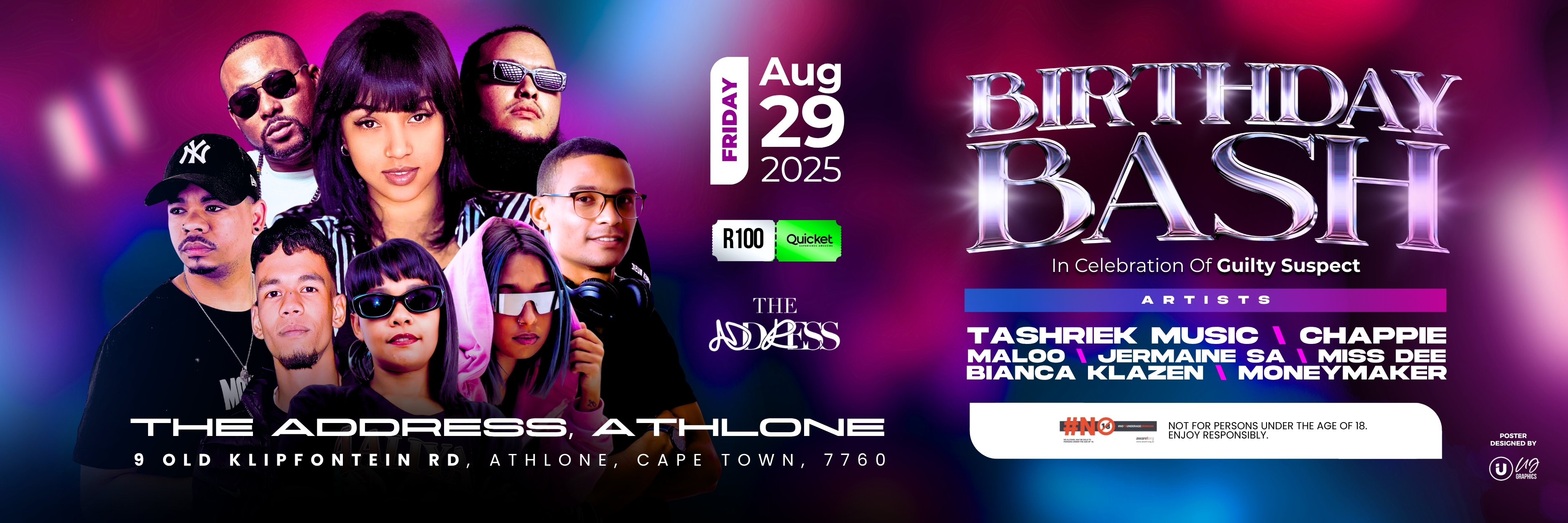 GUILTY SUSPECT'S BDAY BASH