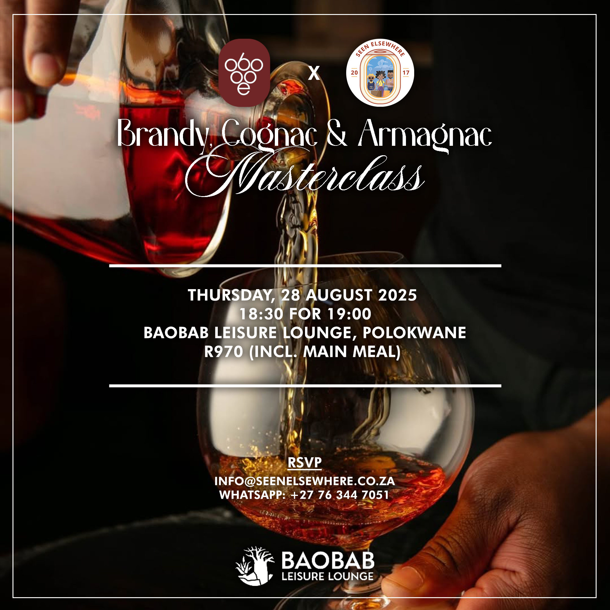 Brandy, Cognac & Armagnac Masterclass - Polokwane