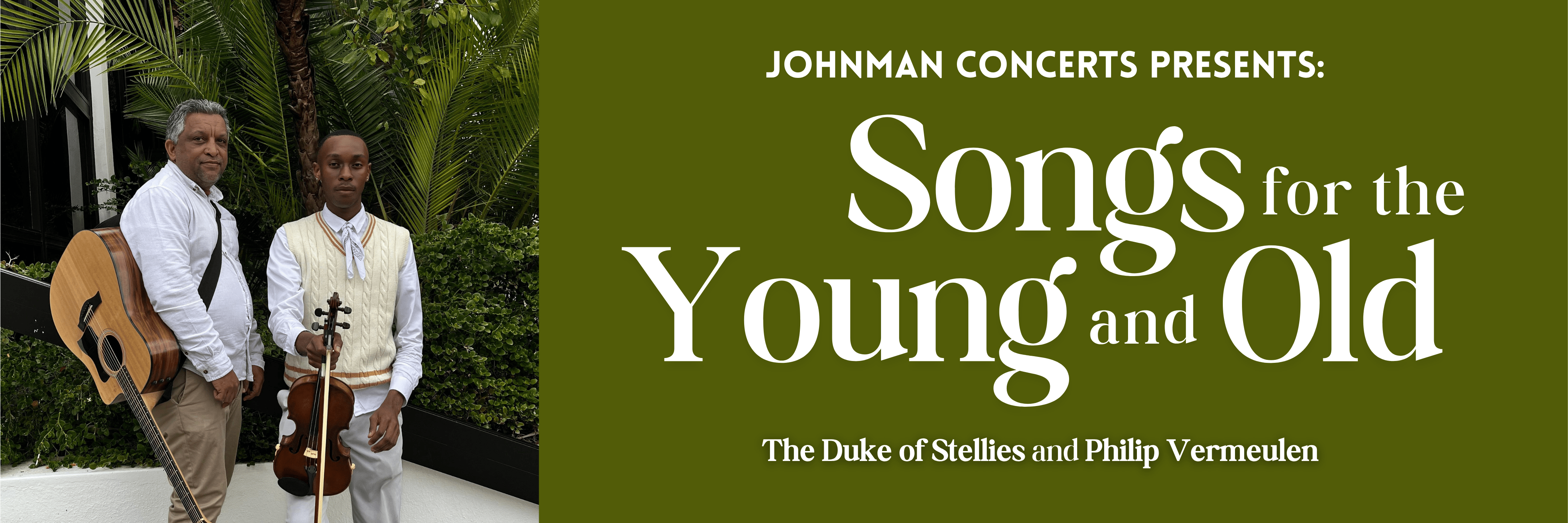 Songs for the Young and Old | Johnman Concerts
