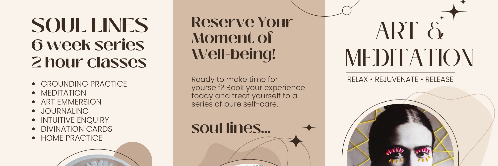 Soul Lines 6 Week Series Art & Meditation Muizenberg