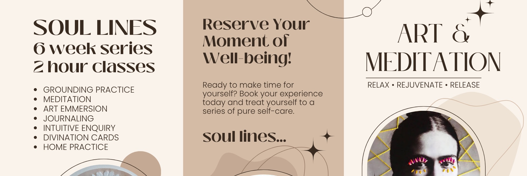 Soul Lines 6 Week Series Art & Meditation Woodstock