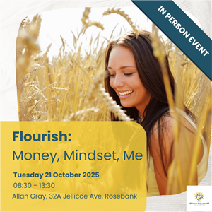 In person Flourish2026: Money, Mindset, Me