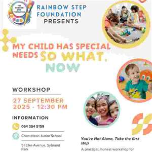 My Child has Special Needs So What Now Workshop