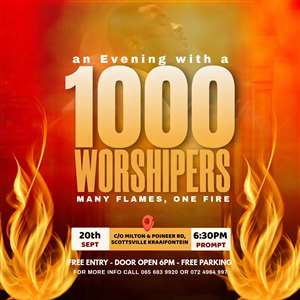 An Evening with a 1000 worshipers