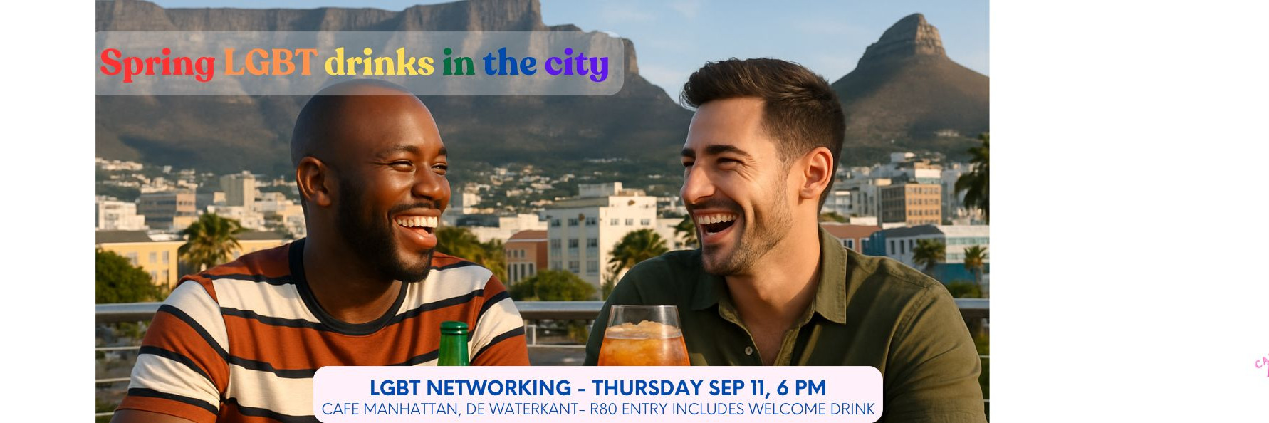 Spring LGBT Networking Drinks - Thursday 11 September, 6 pm at Cafe Manhattan