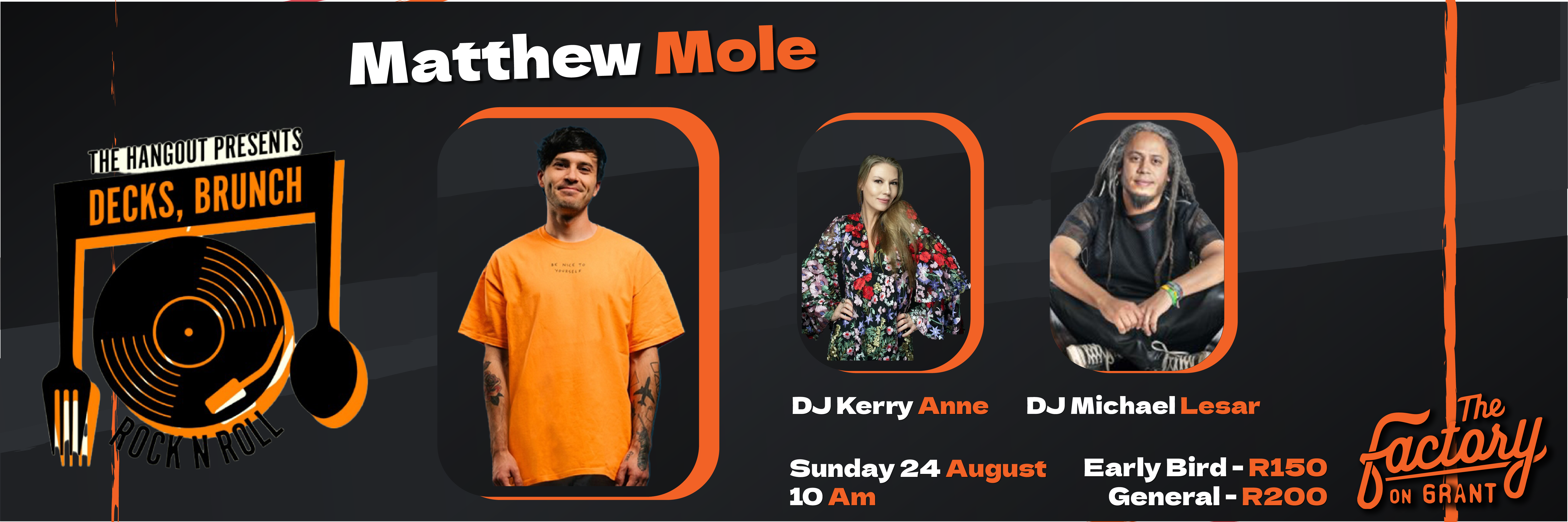 The Hangout Presents Decks, Brunch & Rock 'n Roll Featuring Matthew Mole