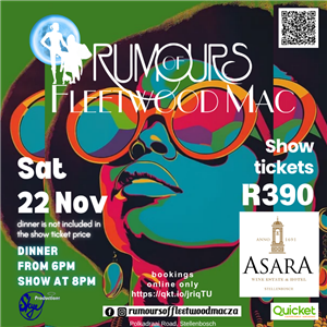 Rumours of Fleetwood Mac Tribute at ASARA Wine Estate & Hotel, Stellenbosch